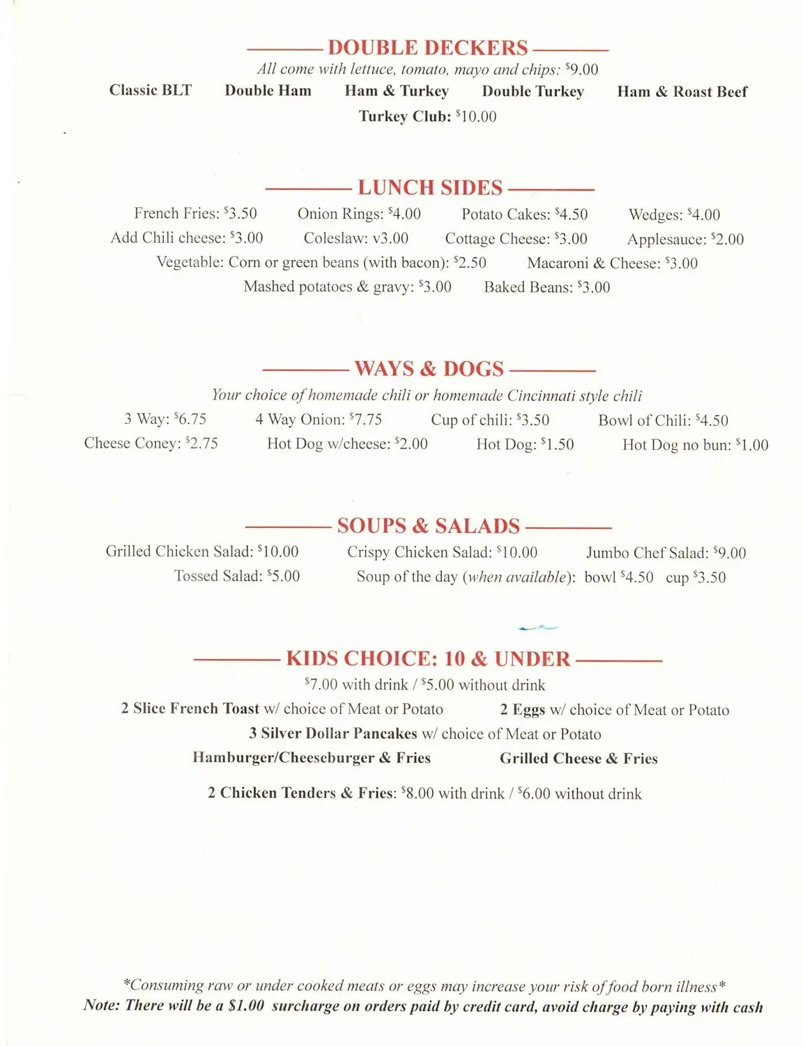 Menu 4