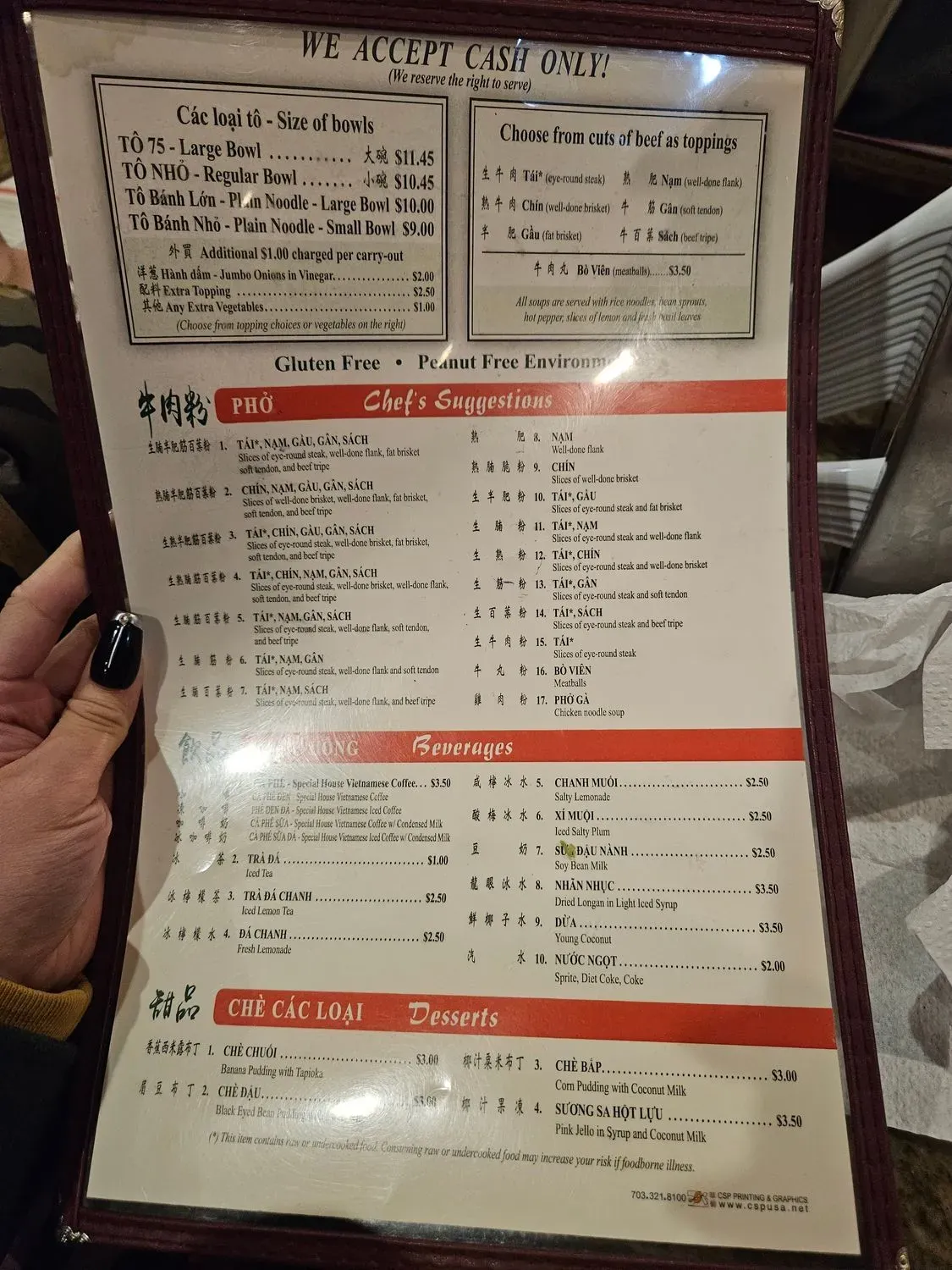 Menu 6