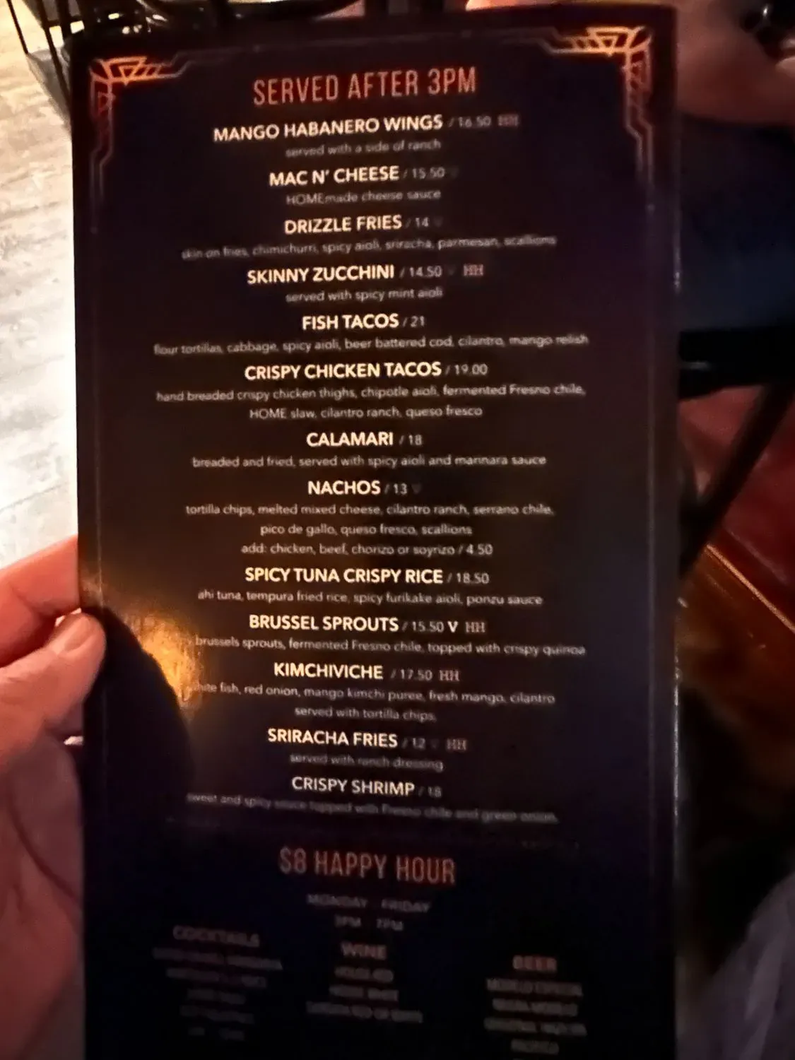 Menu 2