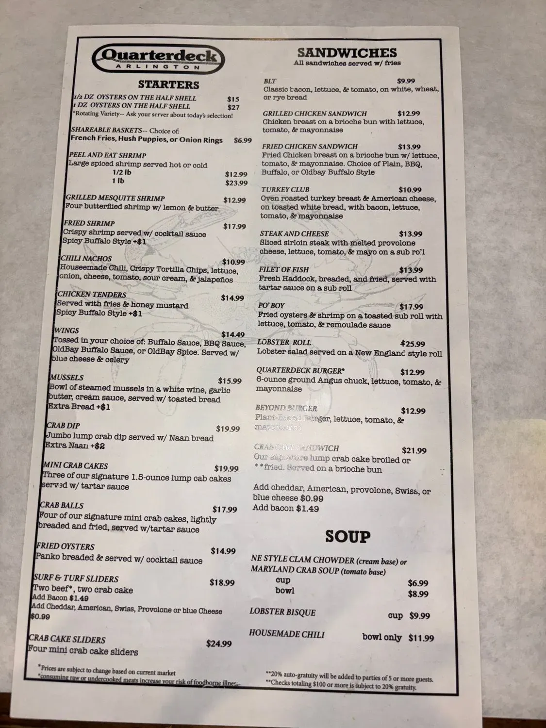 Menu 4