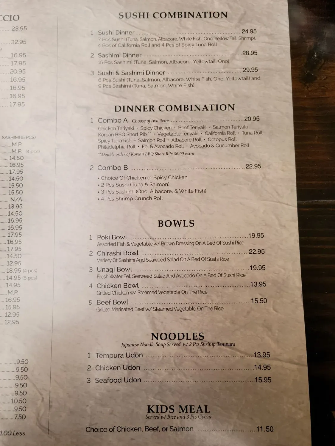 Menu 4