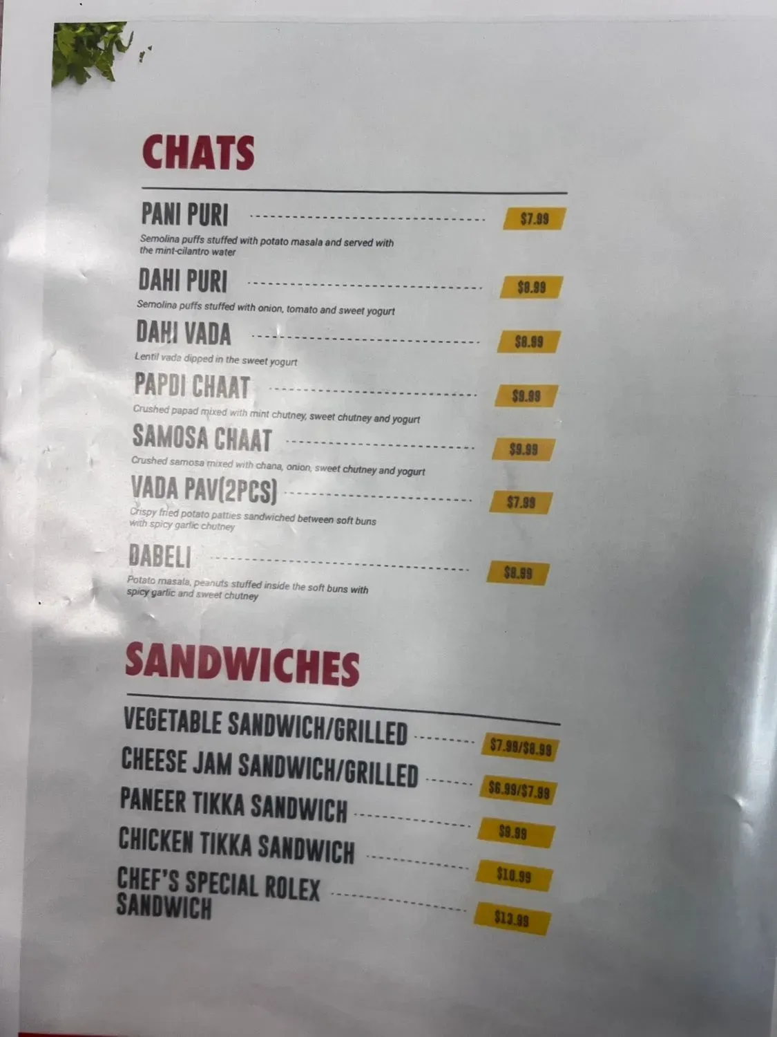 Menu 3