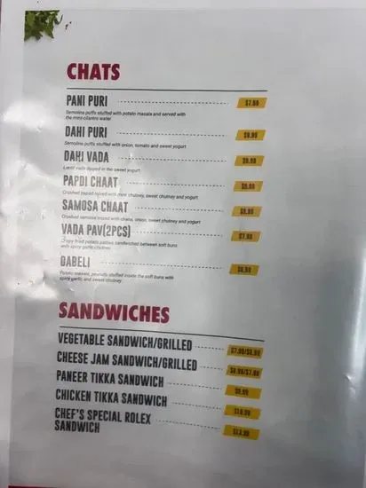 Menu 3