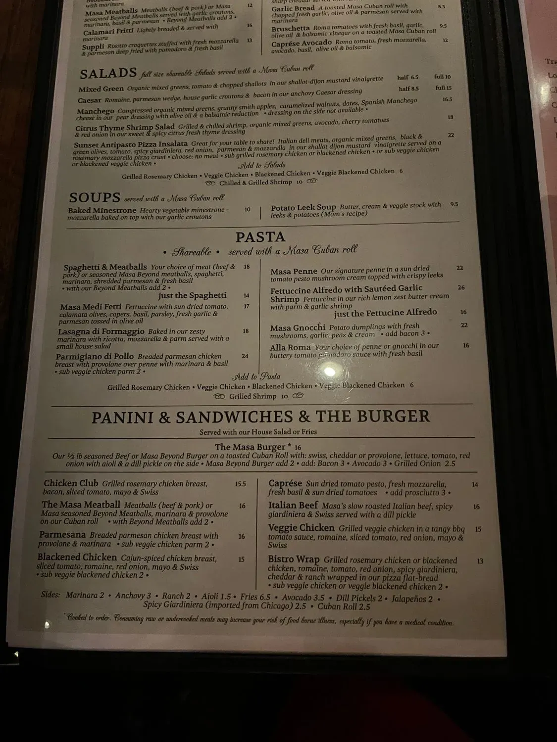 Menu 4