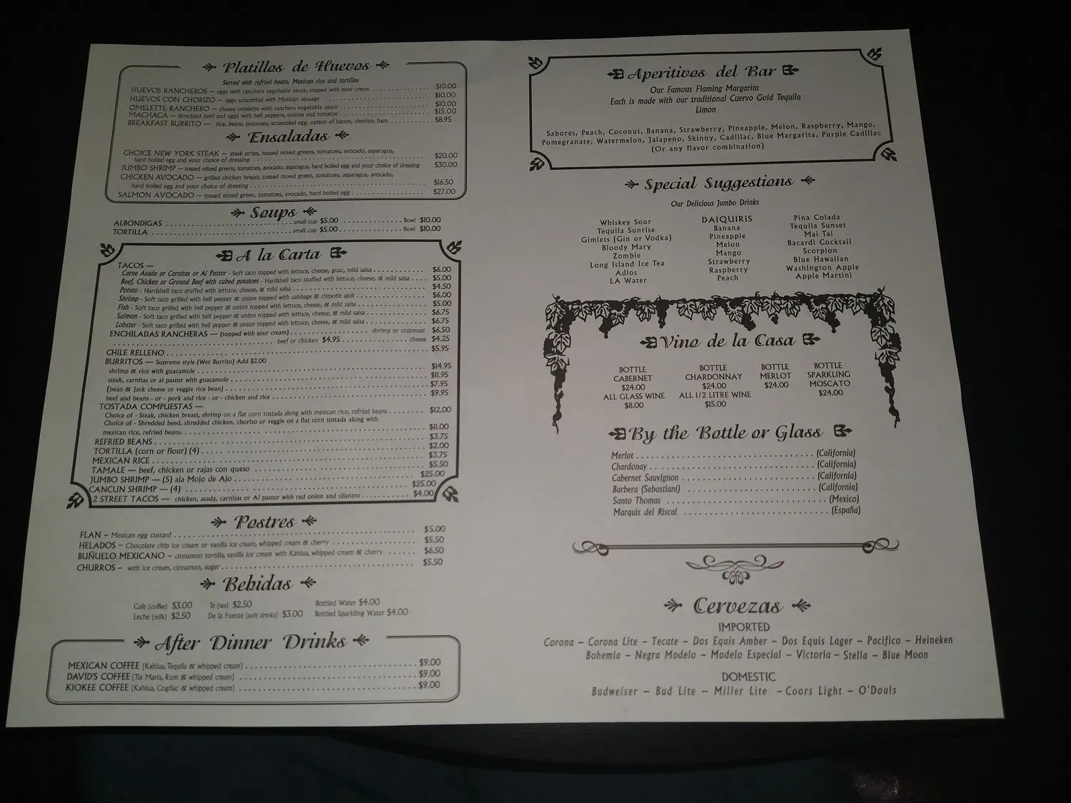 Menu 2