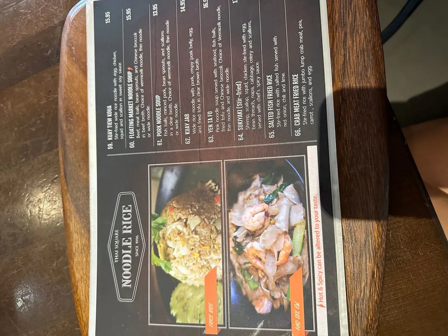 Menu 6