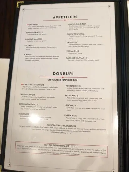 Menu 4