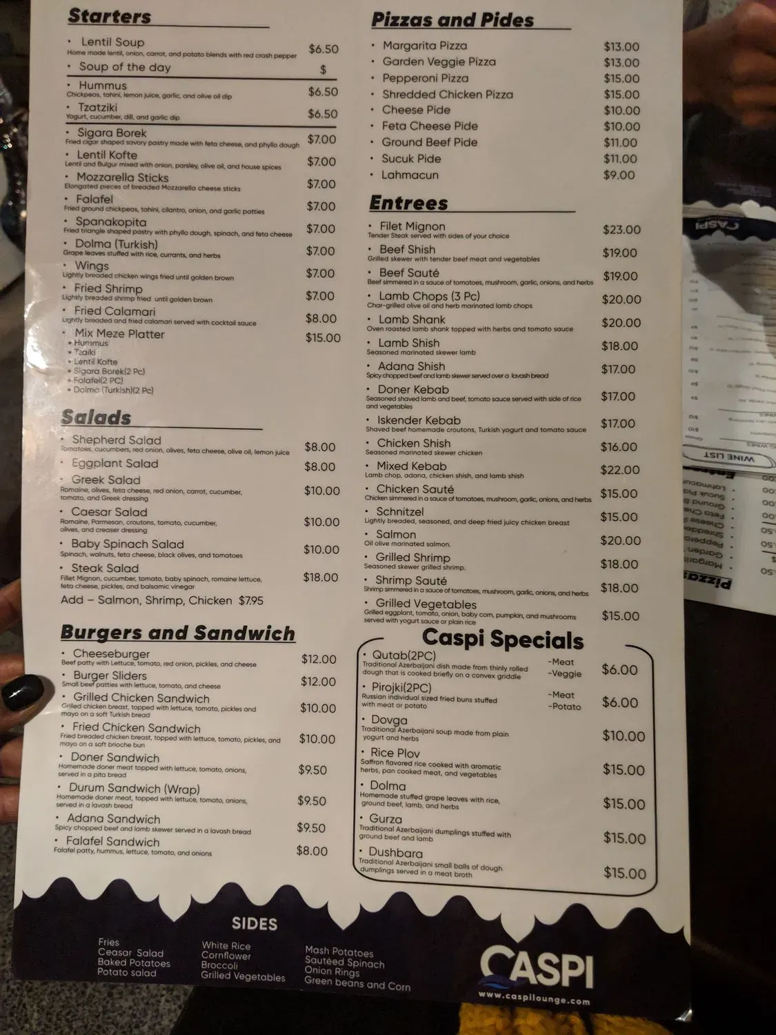 Menu 3