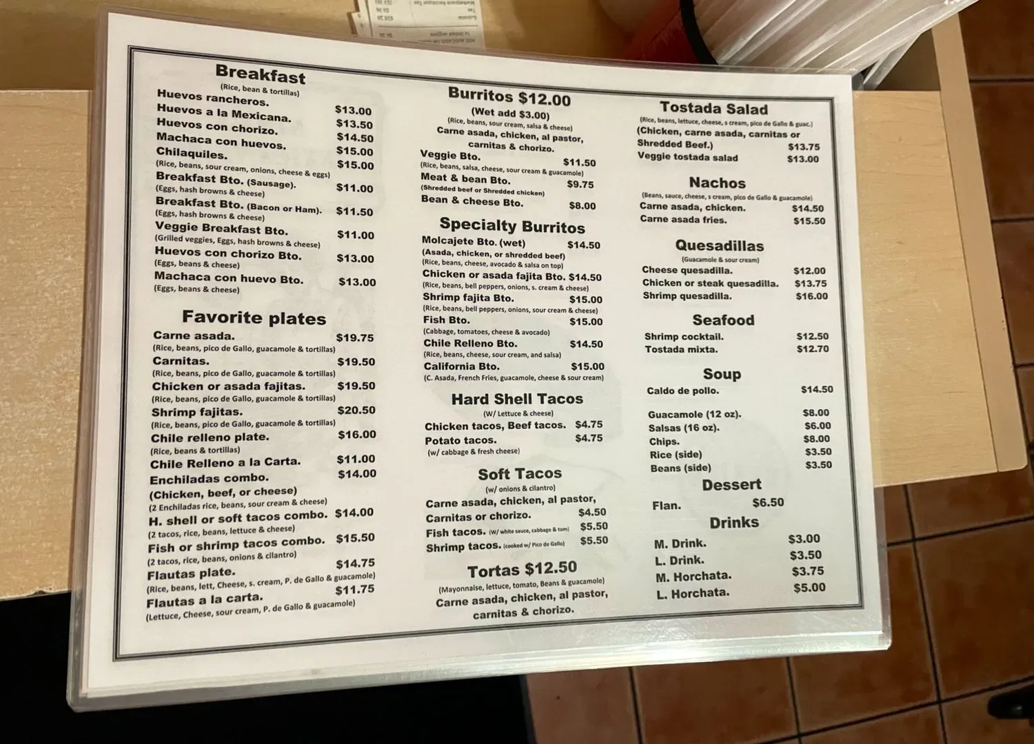 Menu 2