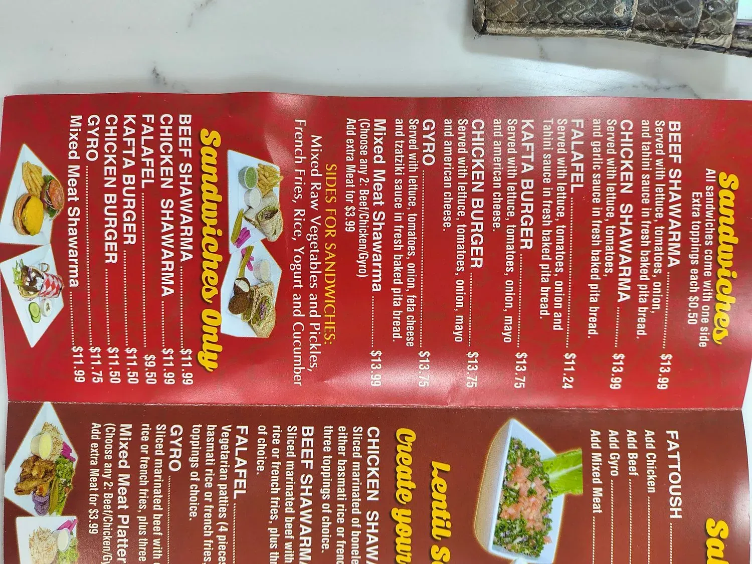 Menu 2