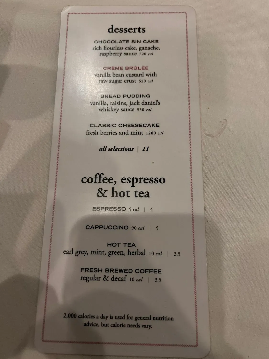 Menu 5