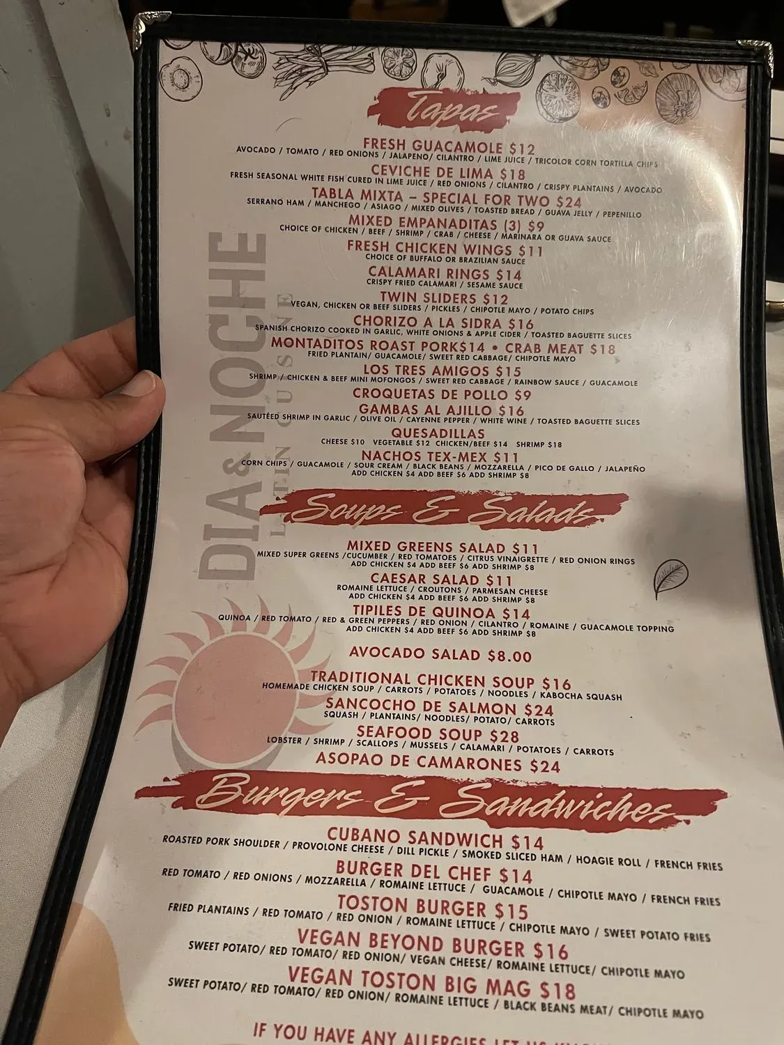 Menu 5