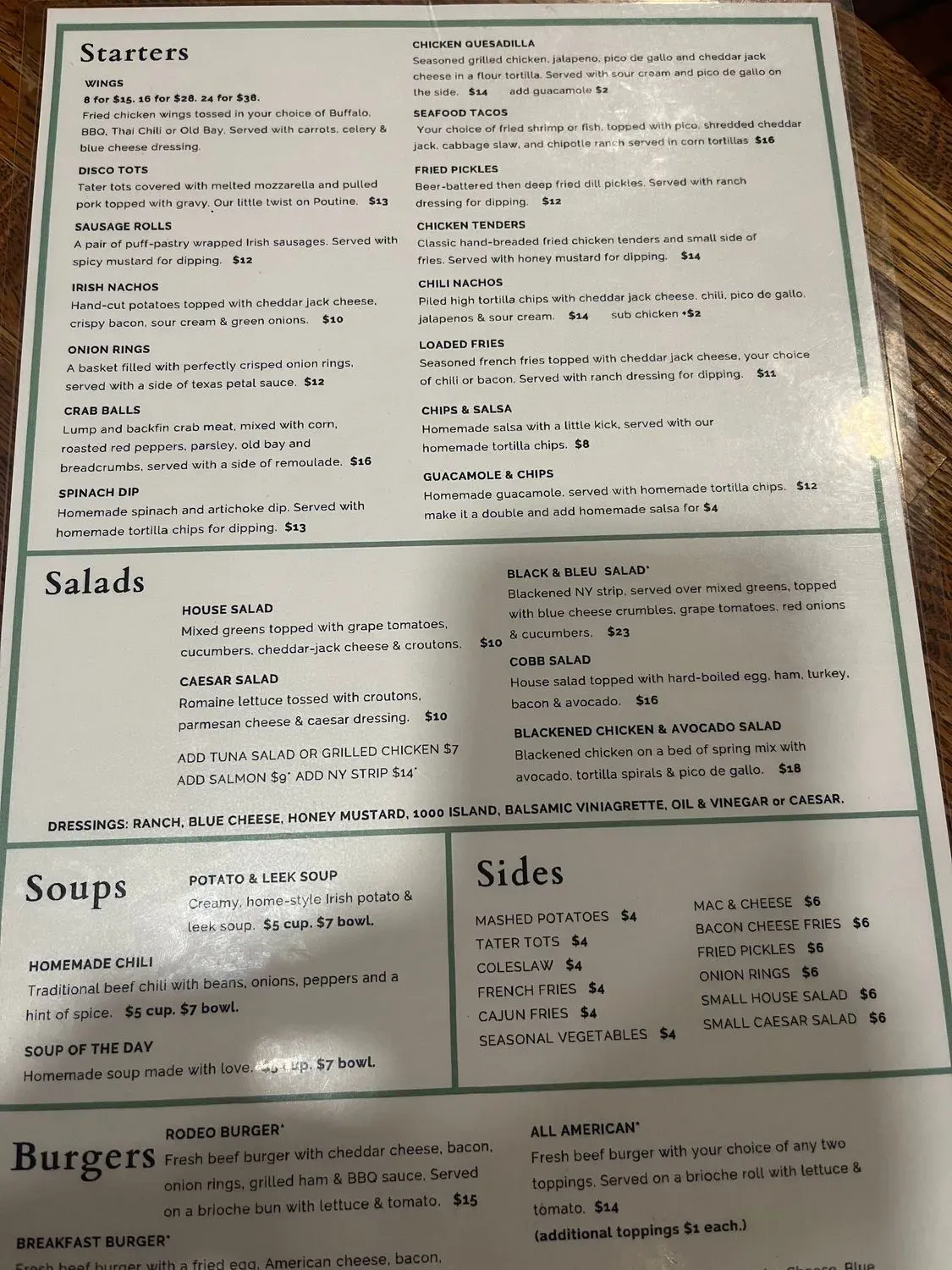 Menu 6