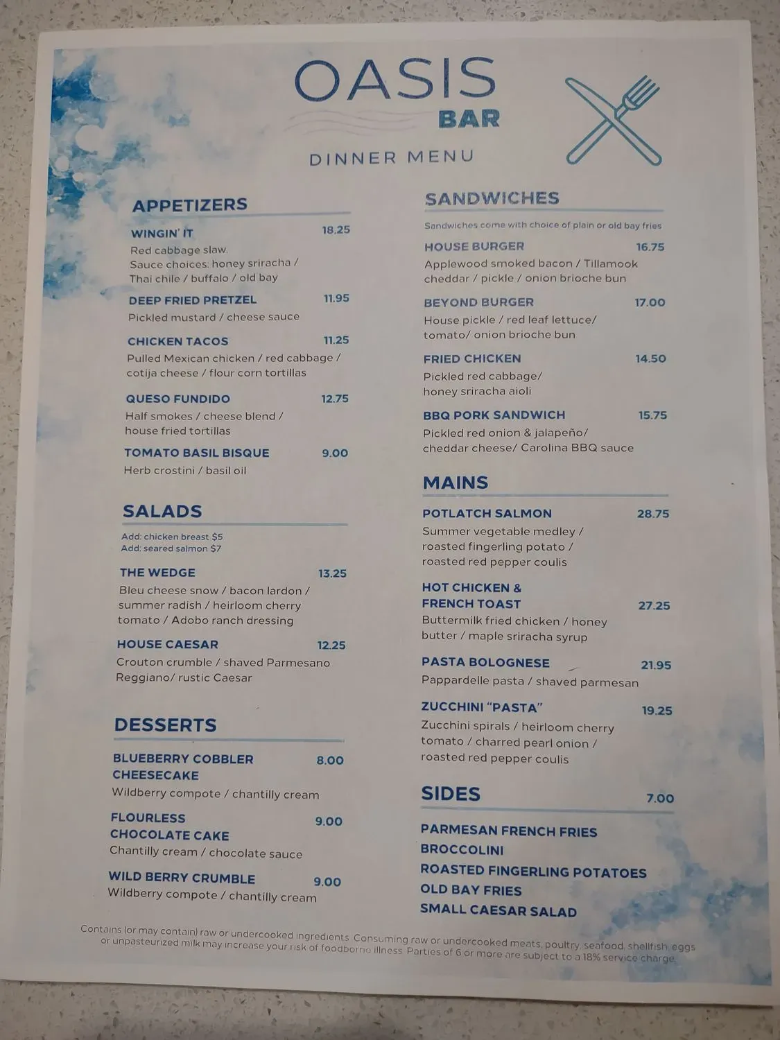 Menu 2