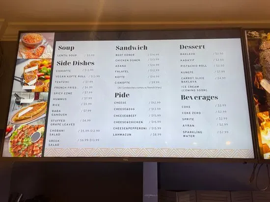 Menu 3