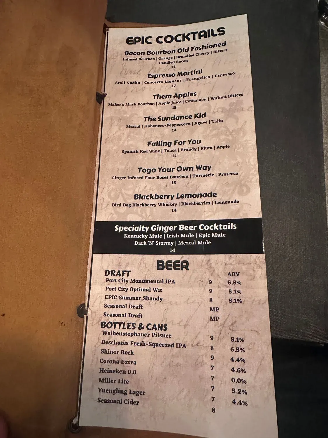 Menu 6