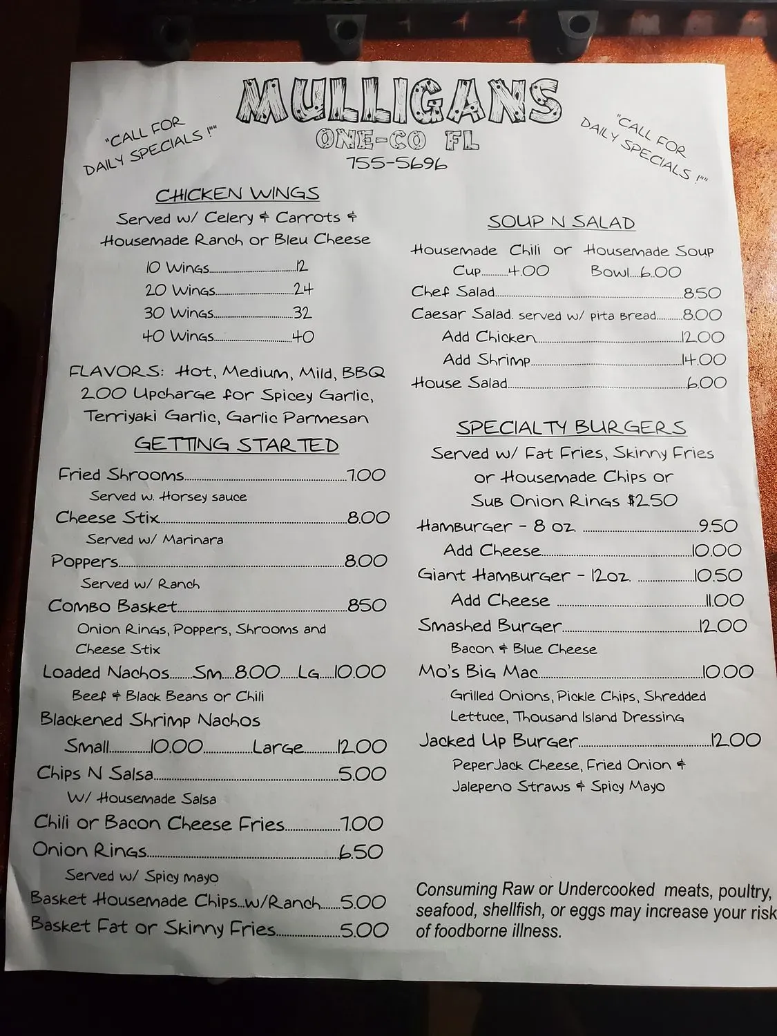 Menu 2