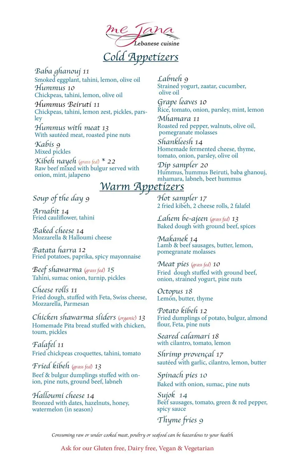 Menu 4