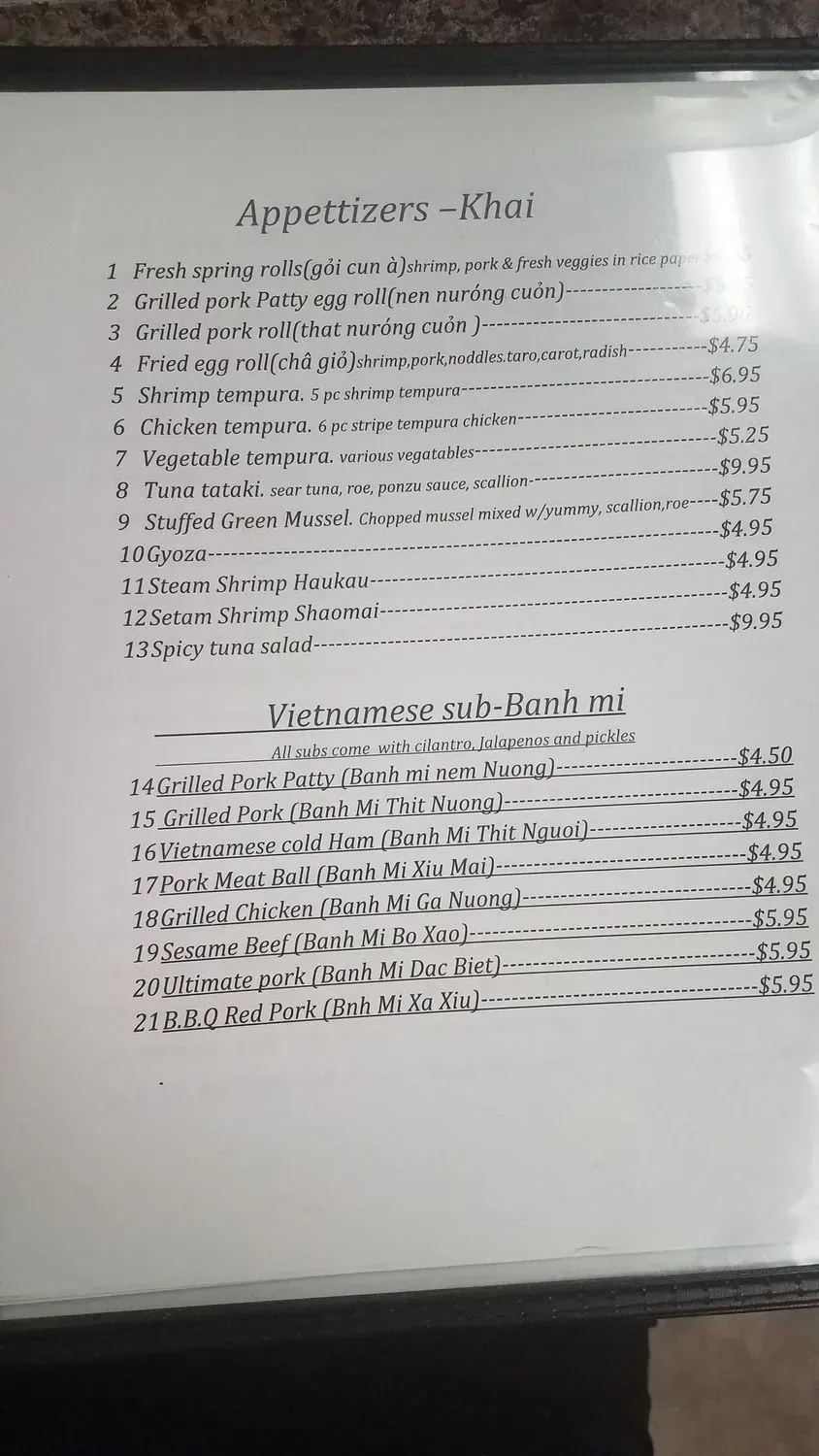 Menu 3