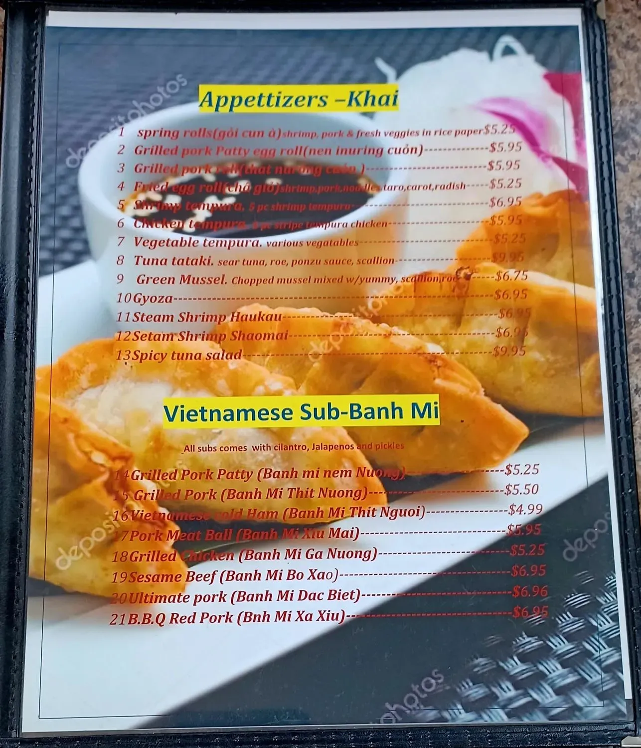 Menu 6