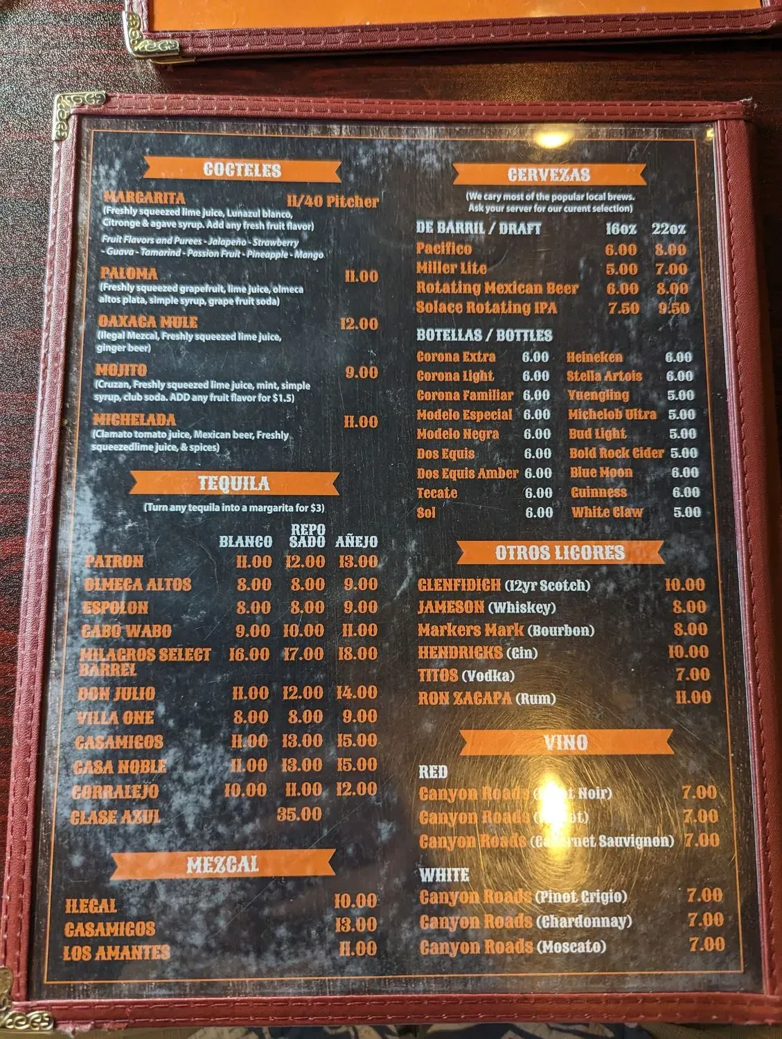 Menu 4