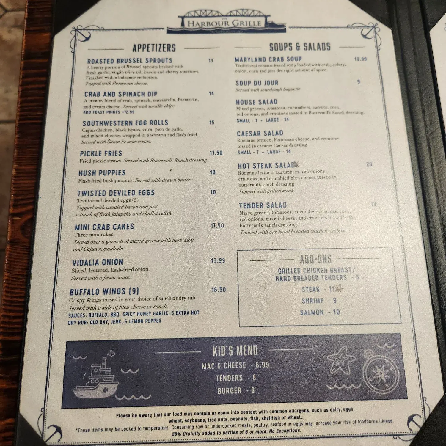 Menu 4