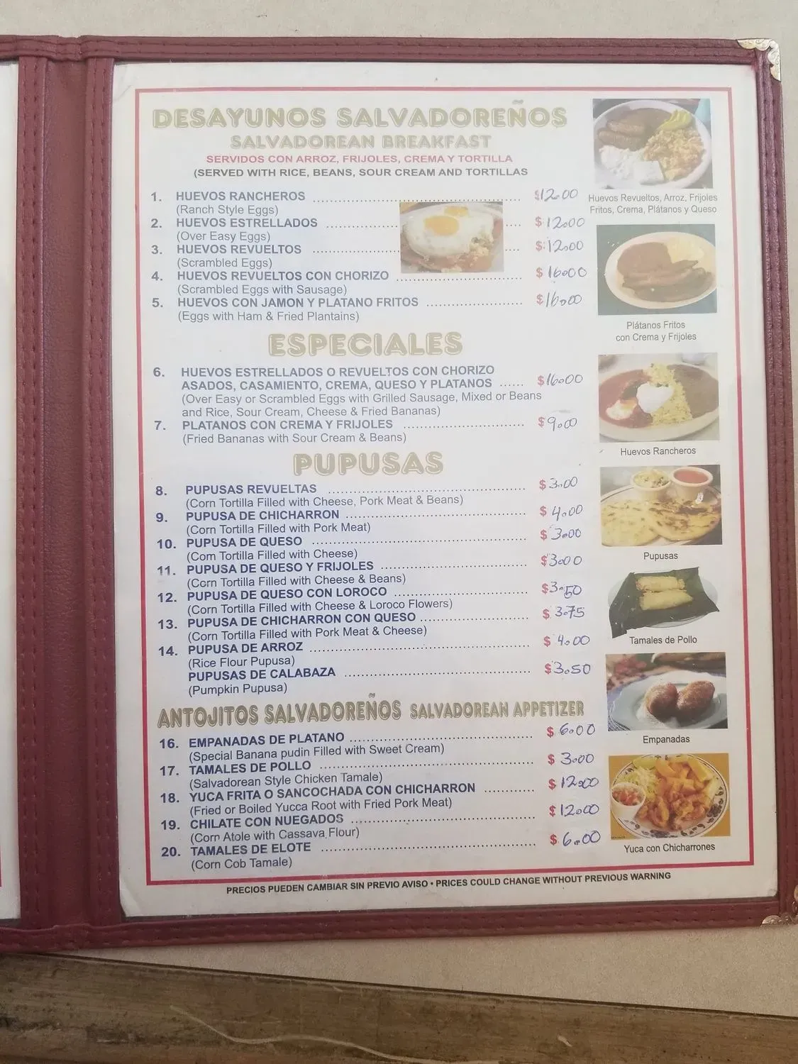 Menu 2