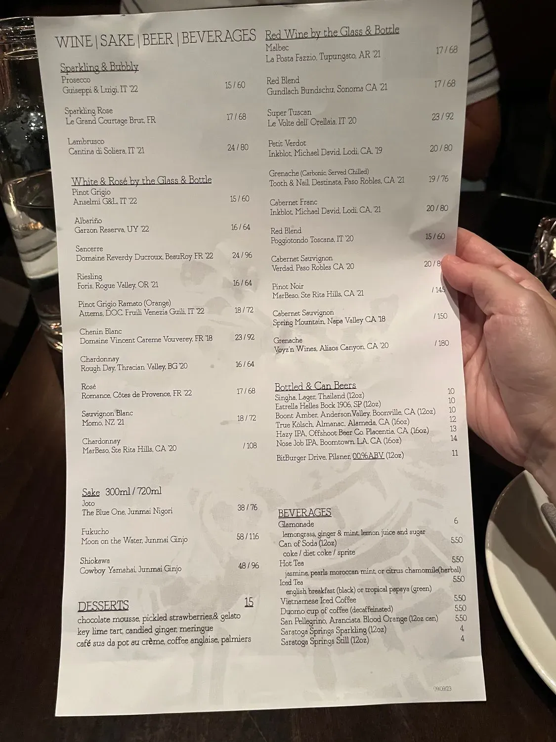 Menu 6