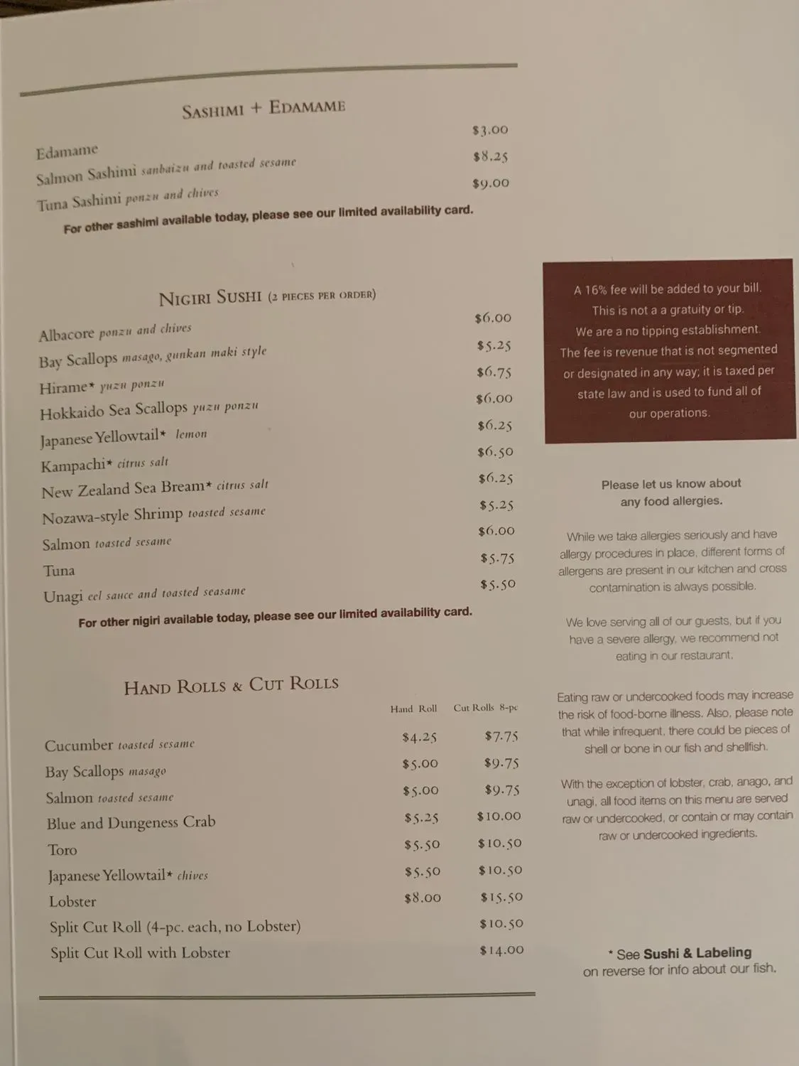 Menu 4