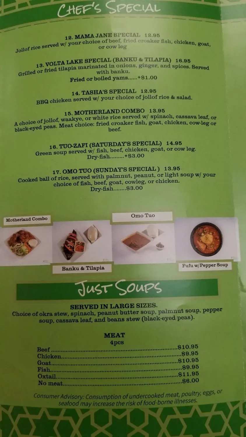 Menu 6