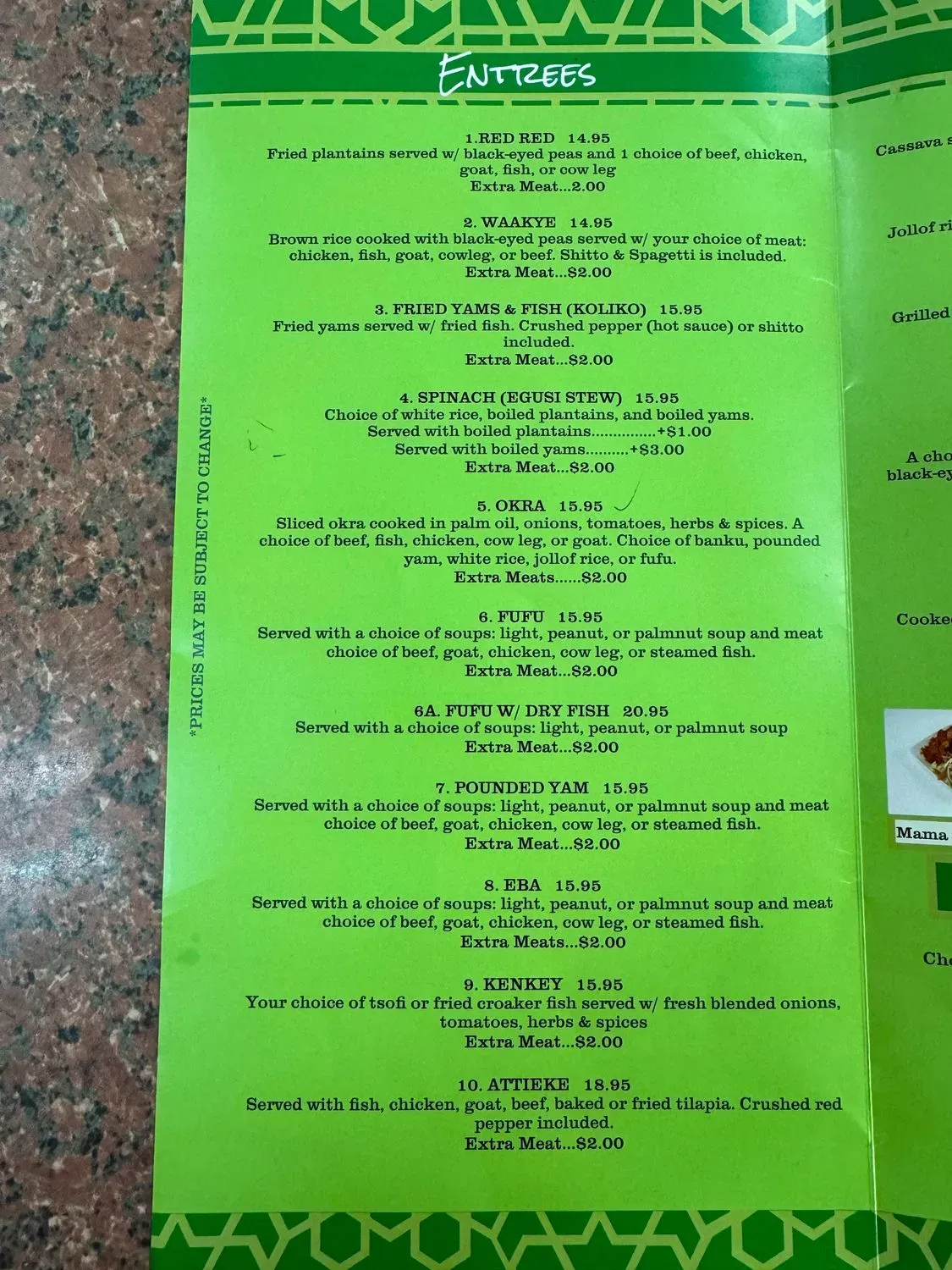 Menu 2