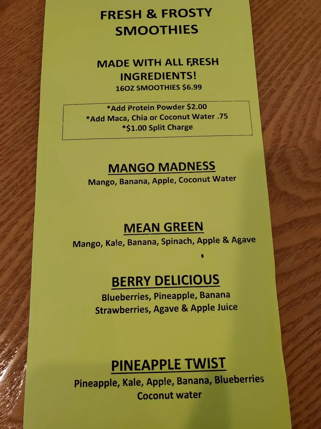 Menu 4