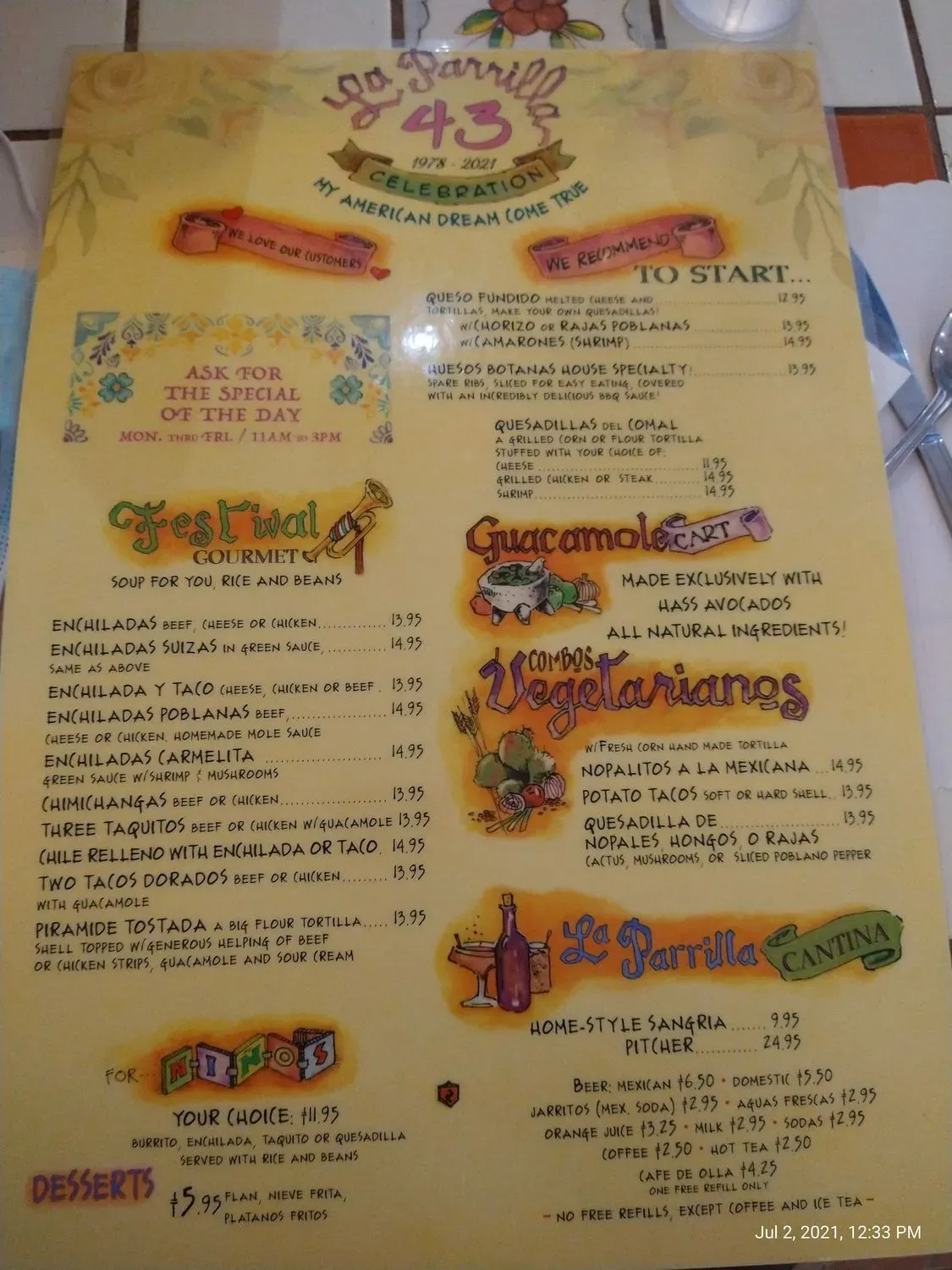 Menu 3