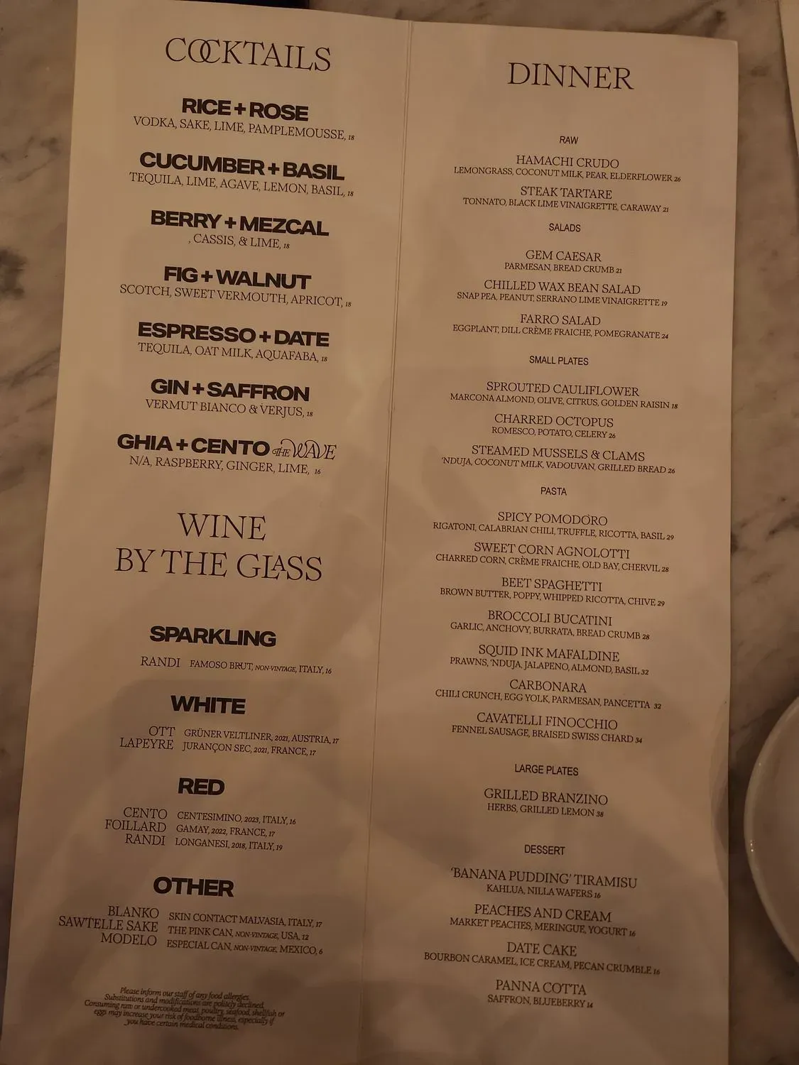 Menu 2