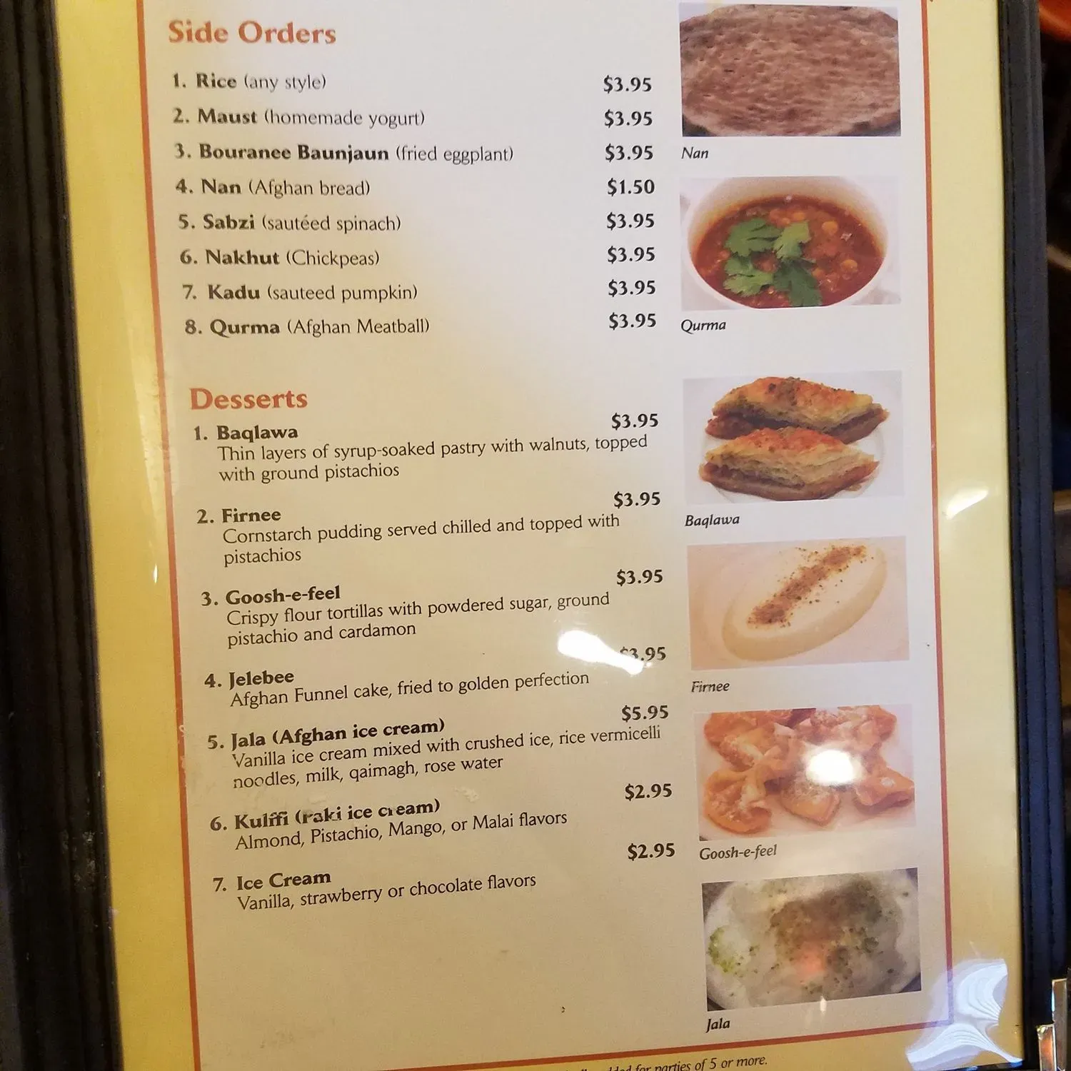 Menu 4