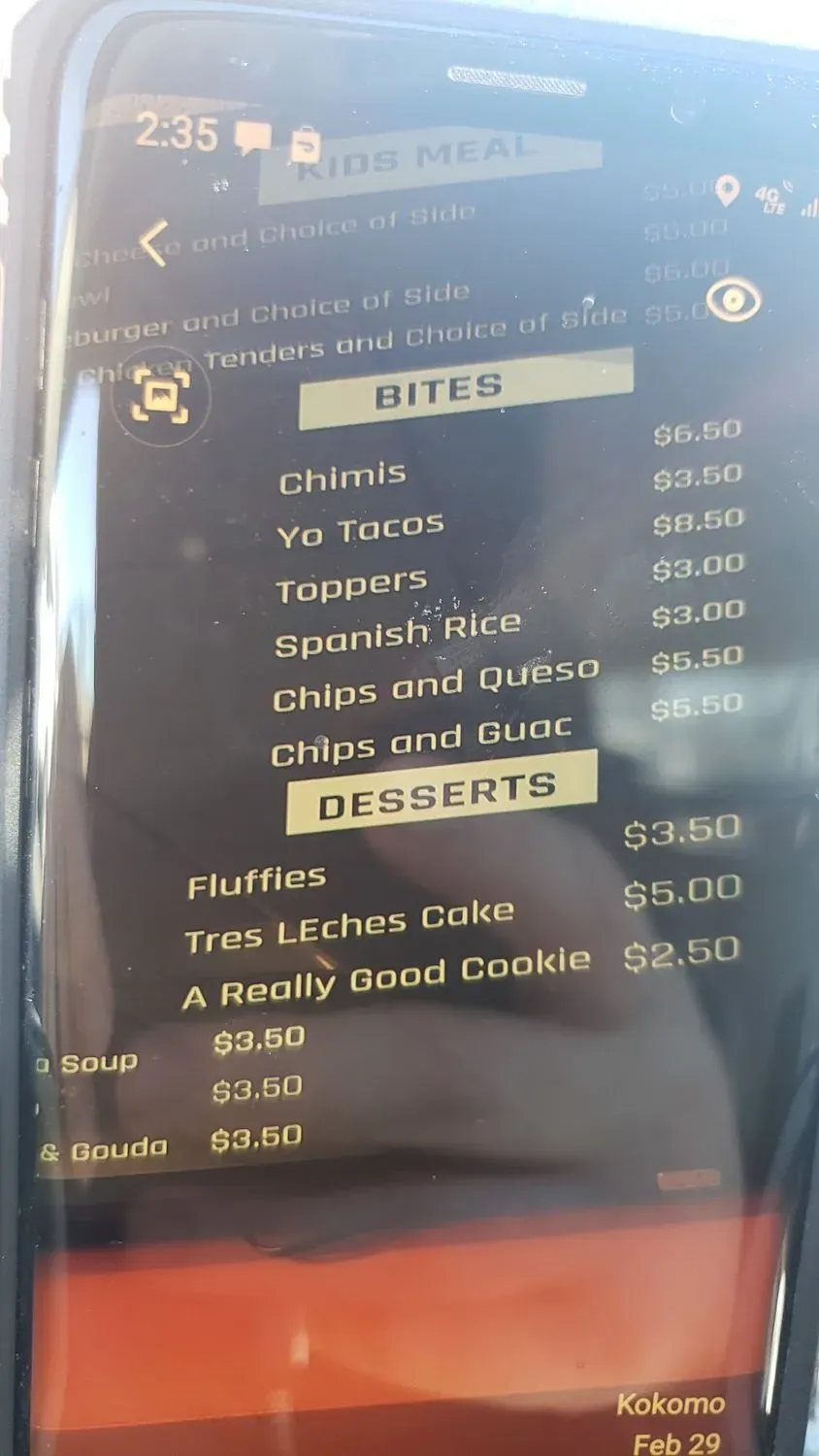 Menu 4