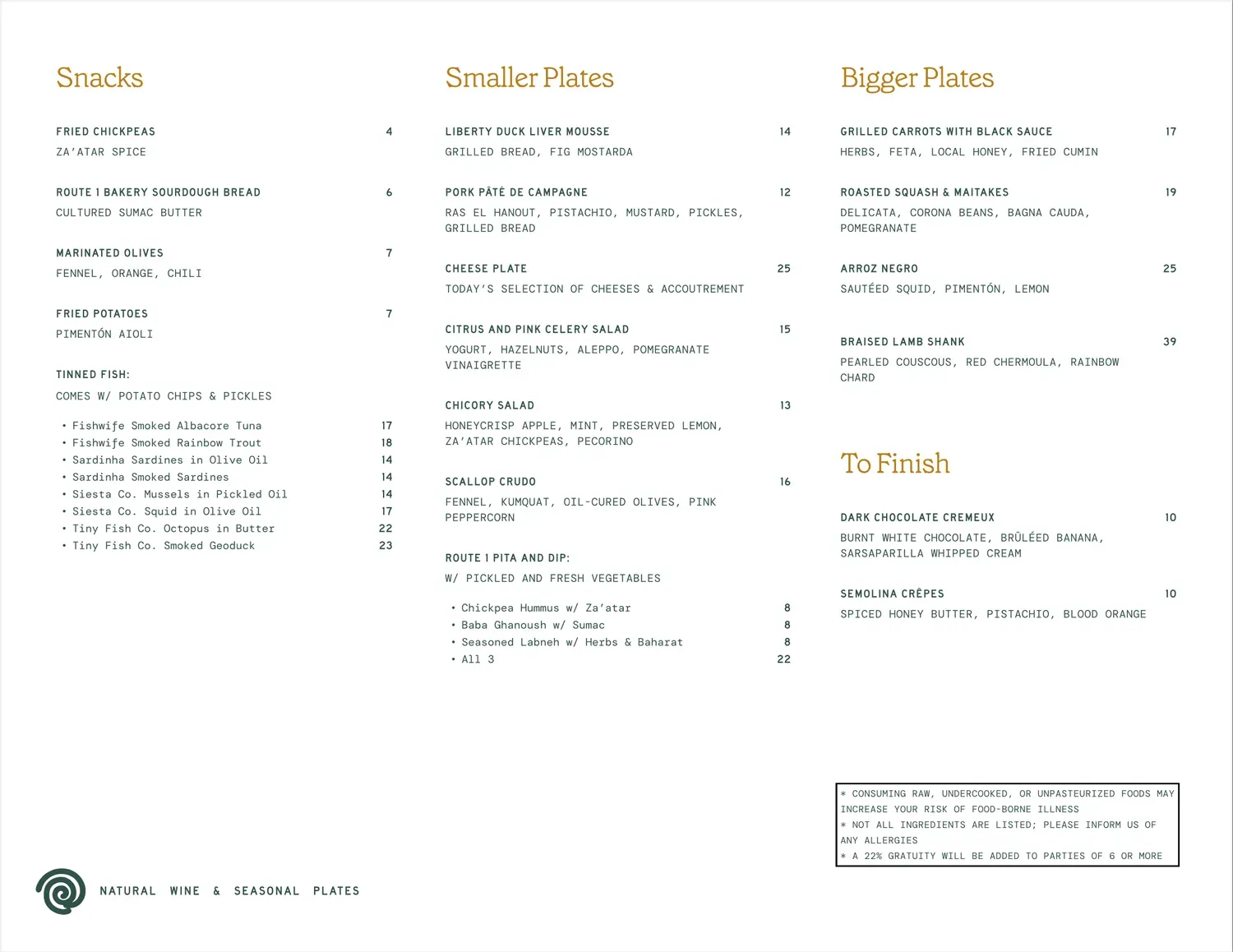 Menu 2