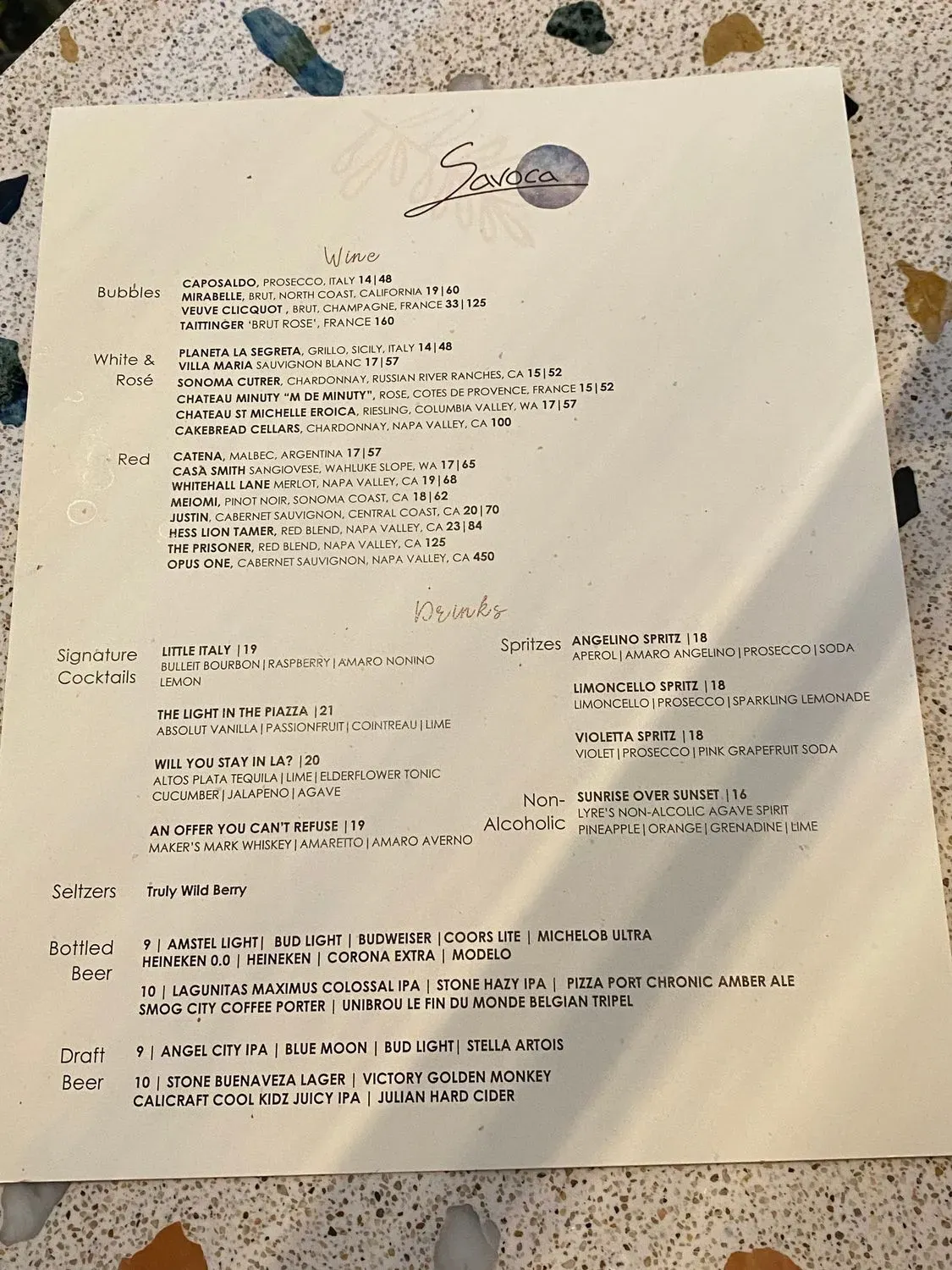 Menu 2