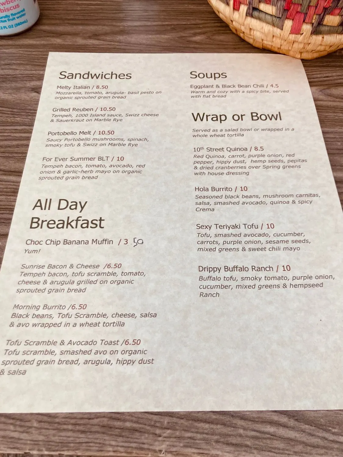 Menu 4