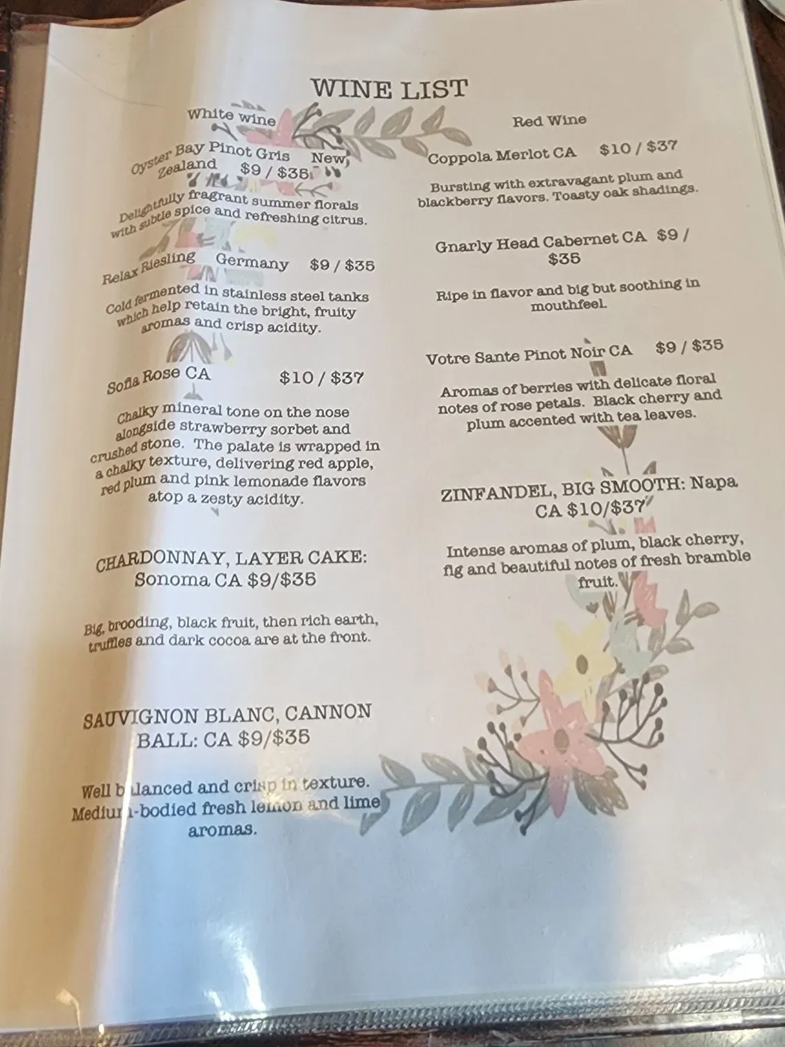 Menu 3