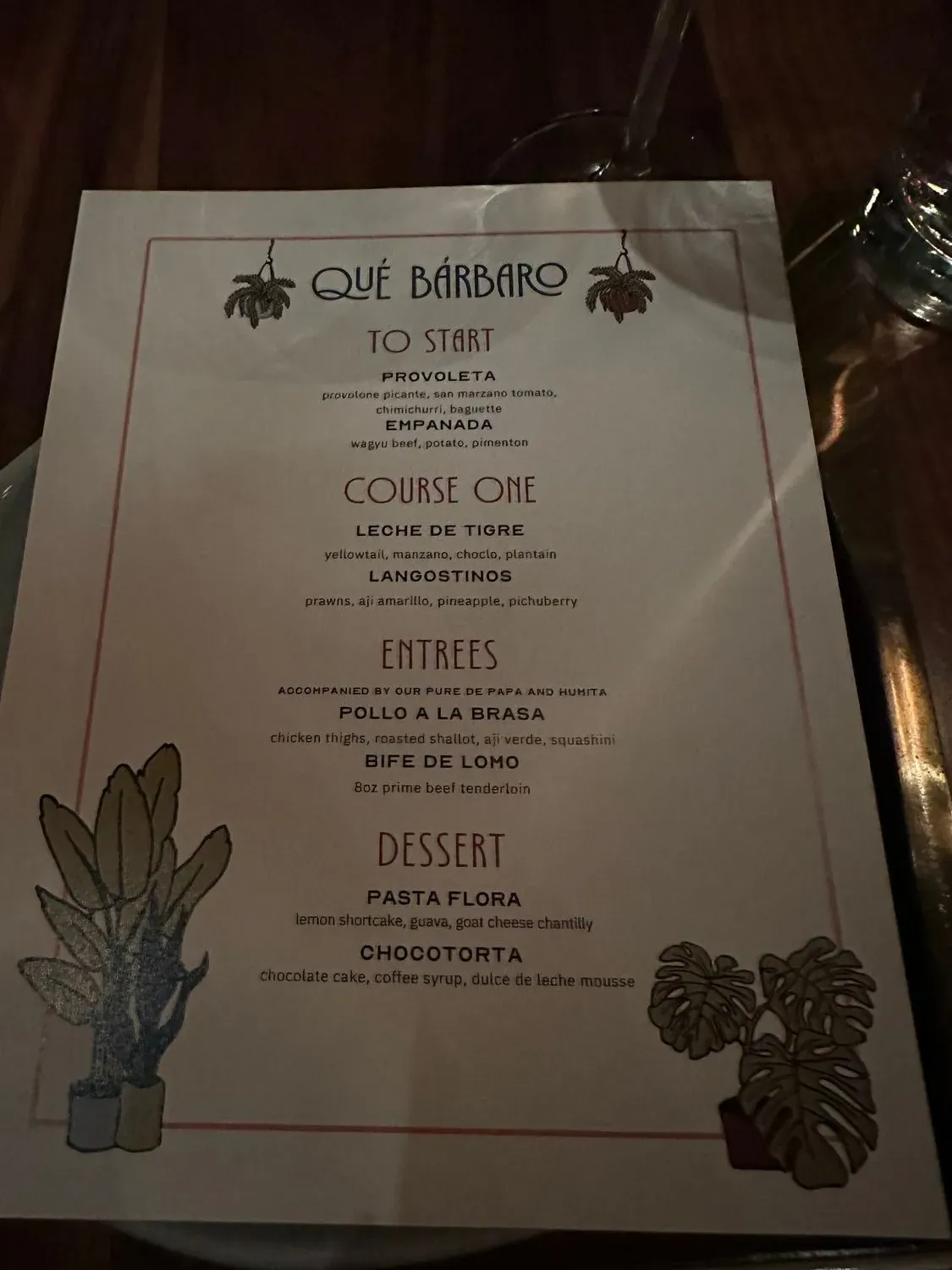 Menu 4