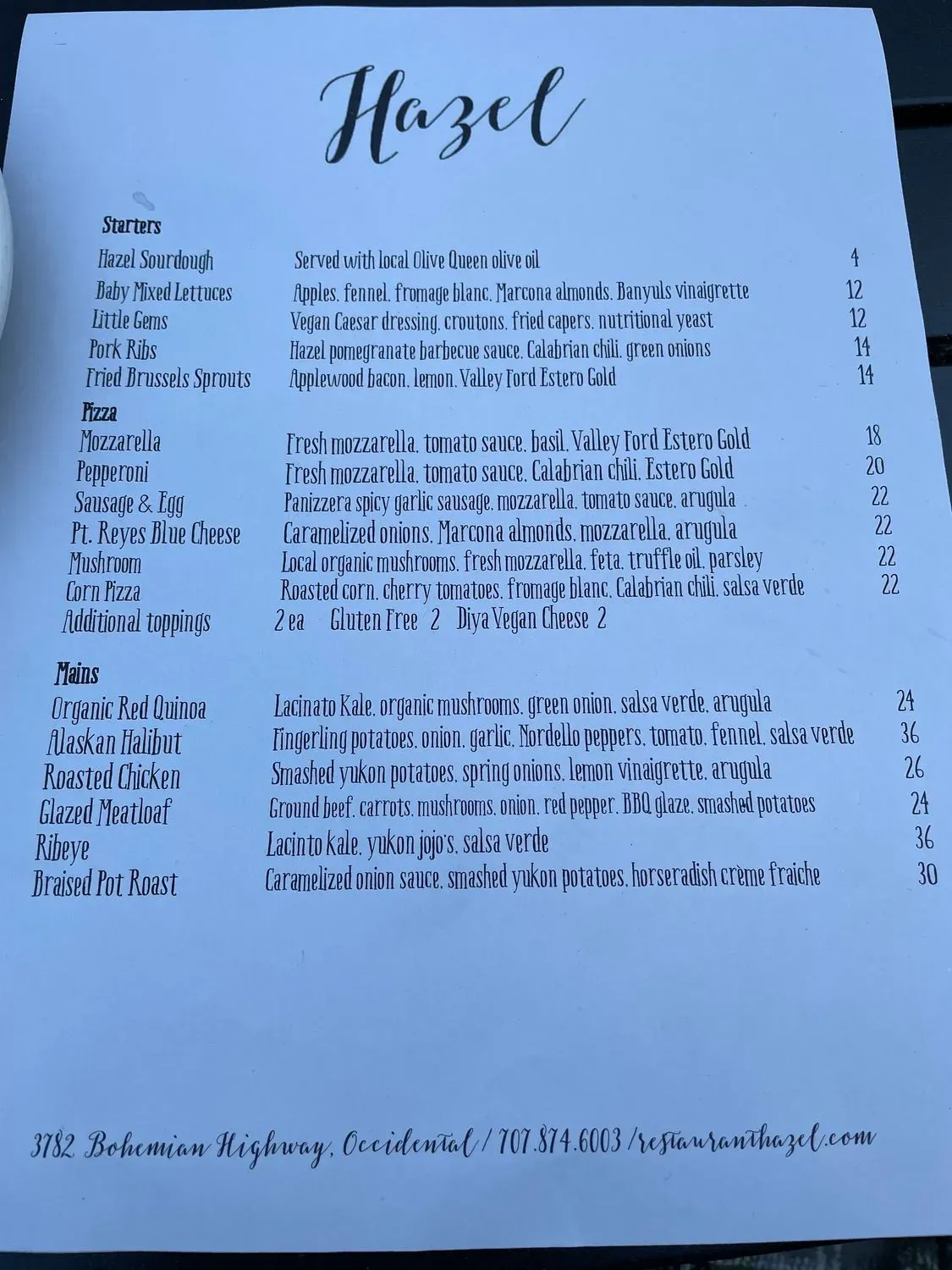 Menu 3