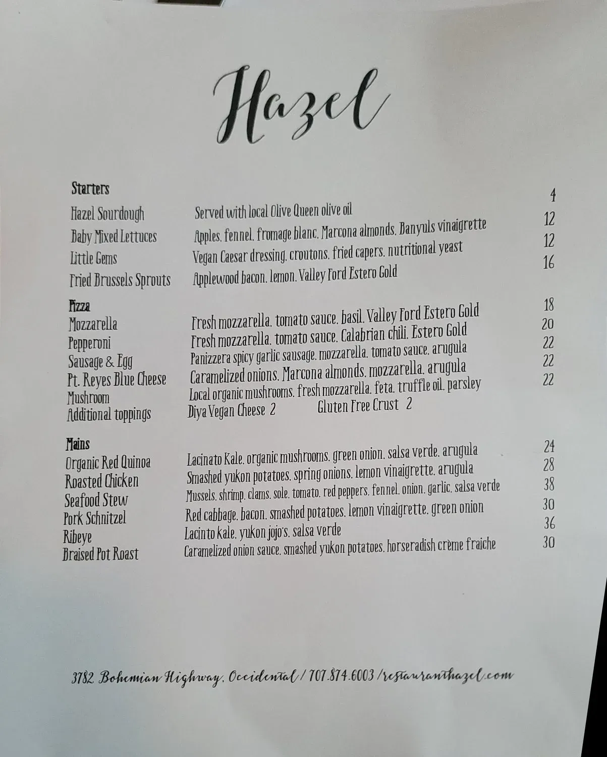 Menu 4