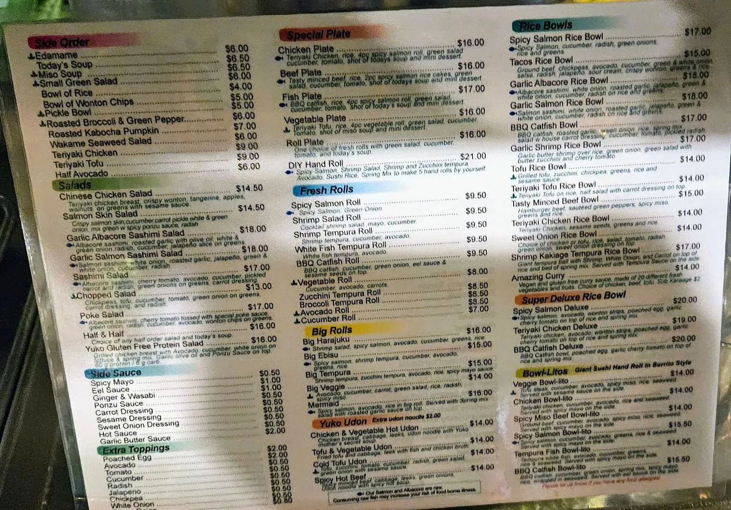 Menu 3