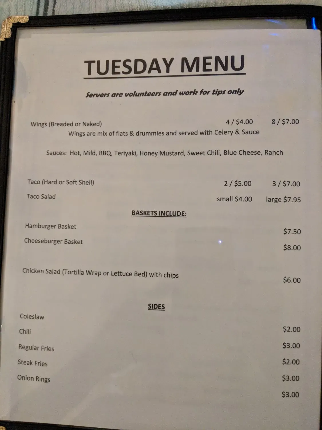 Menu 2