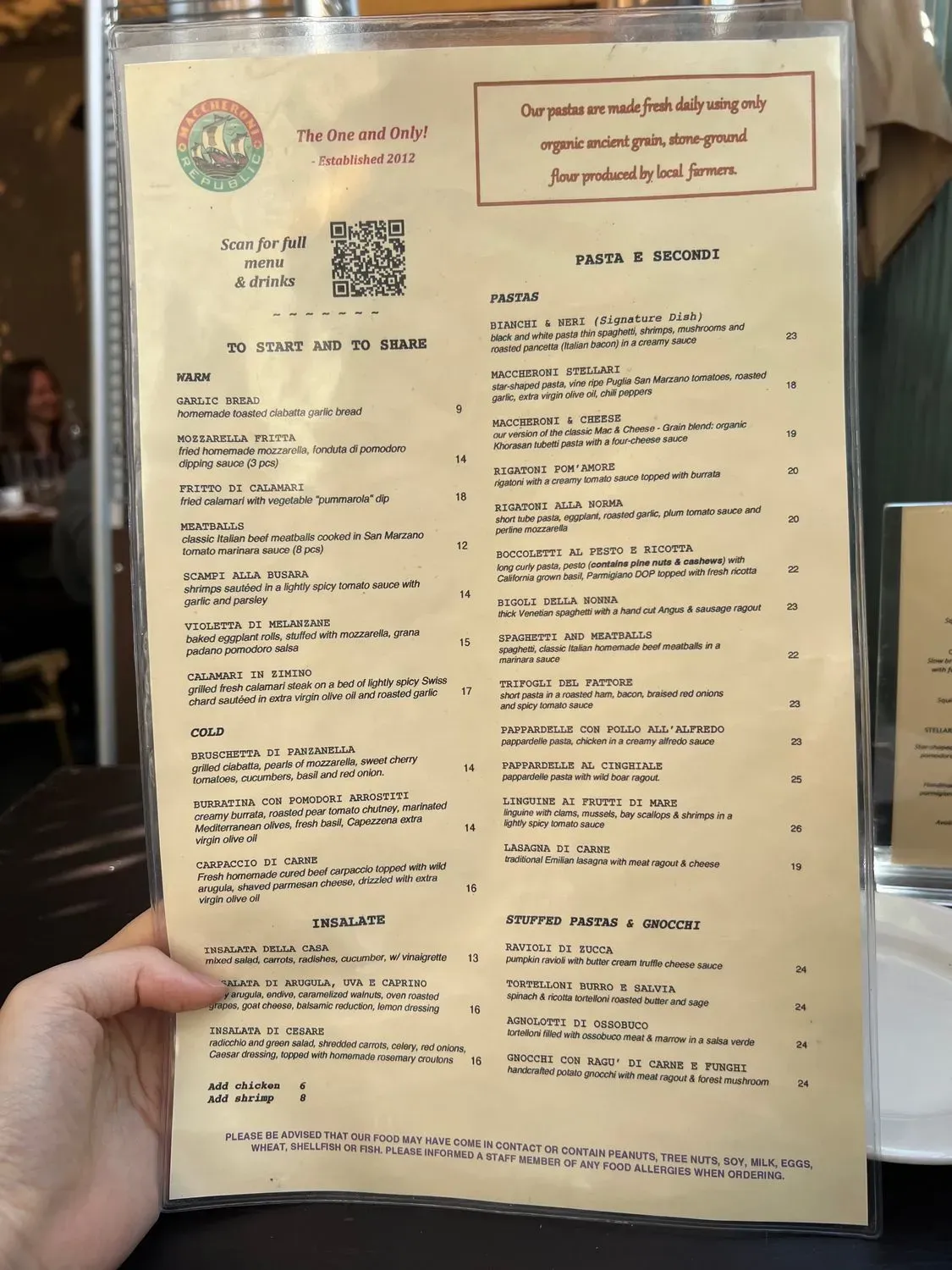 Menu 2