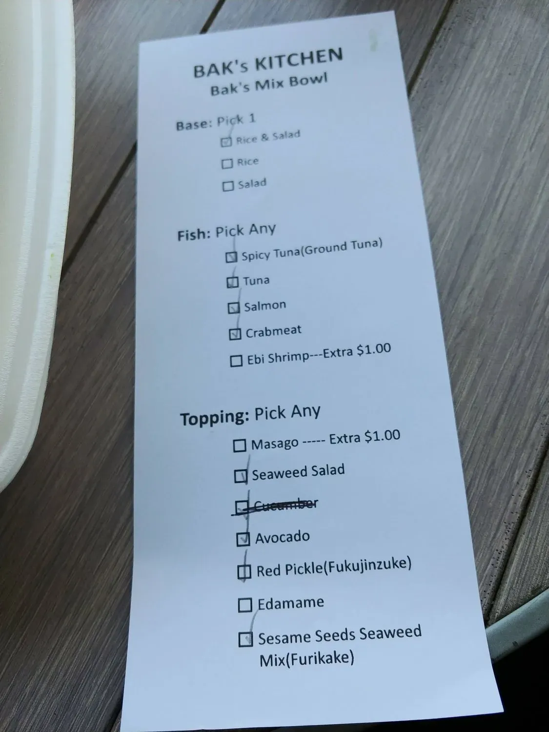 Menu 6