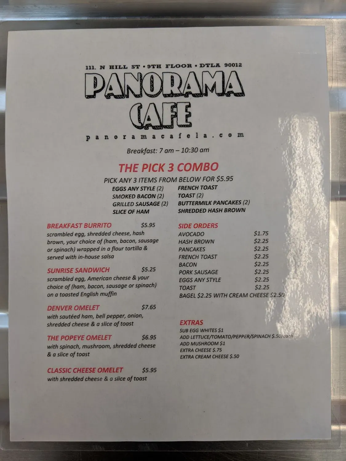 Menu 3