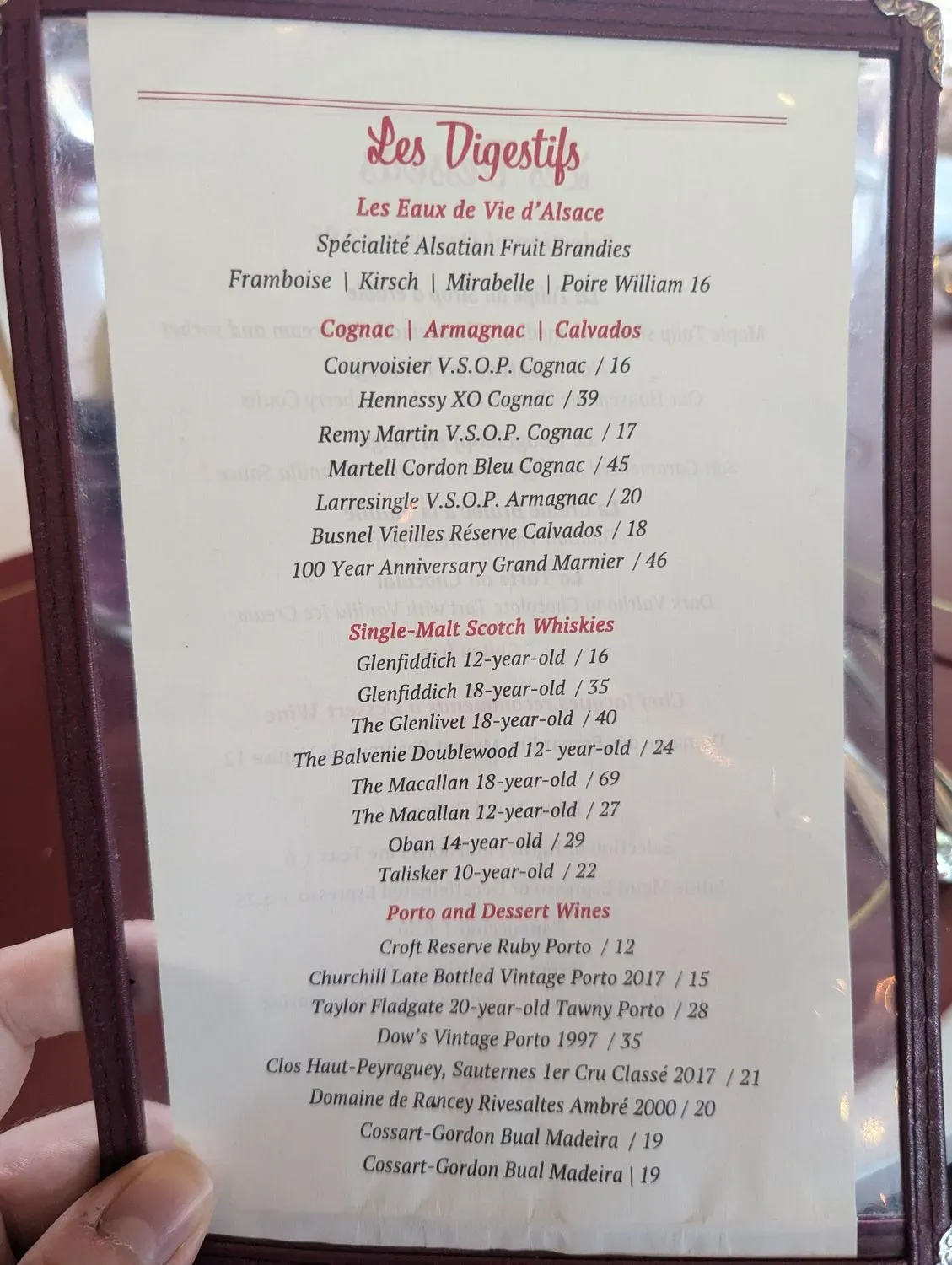 Menu 5