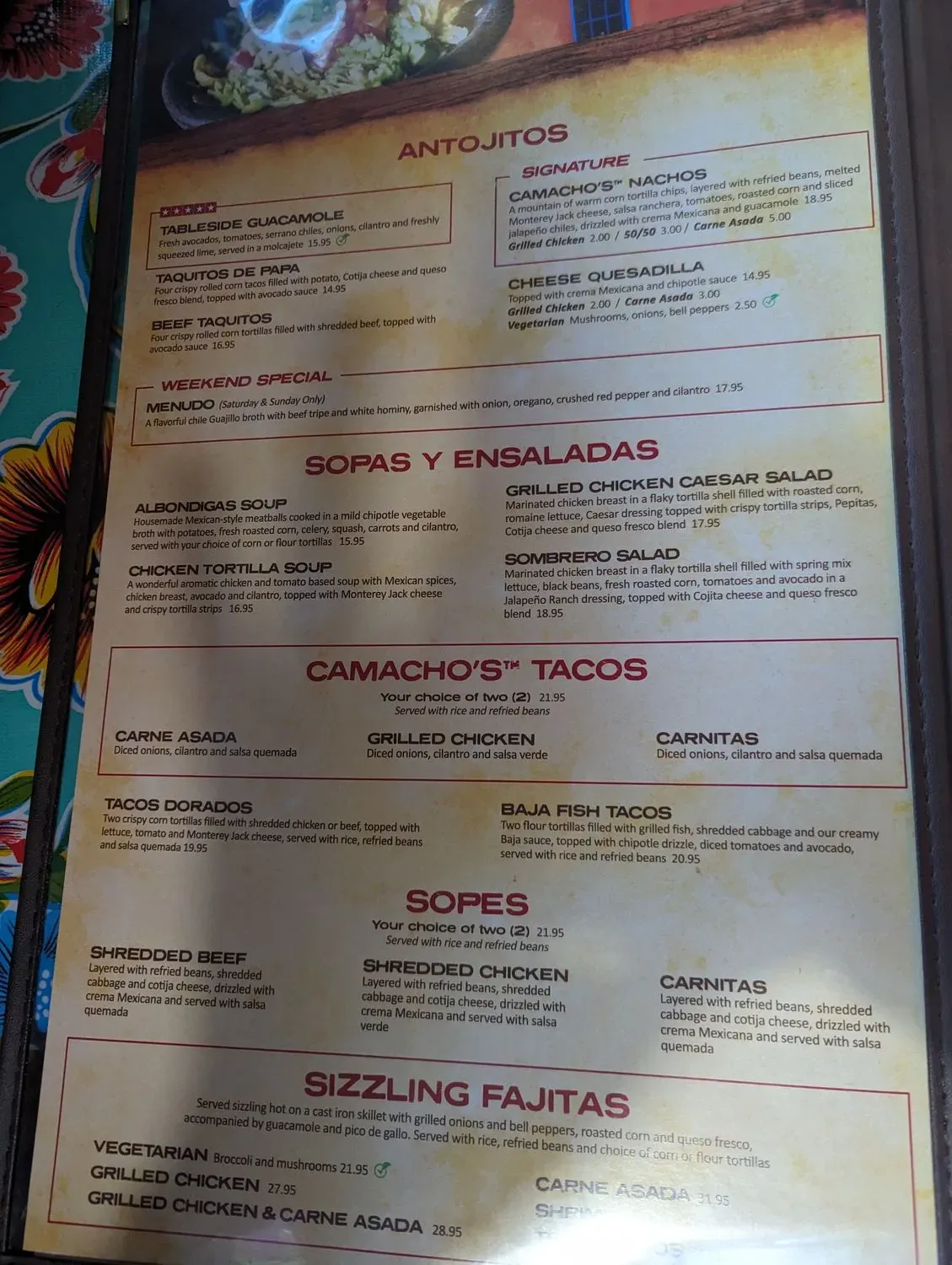 Menu 4